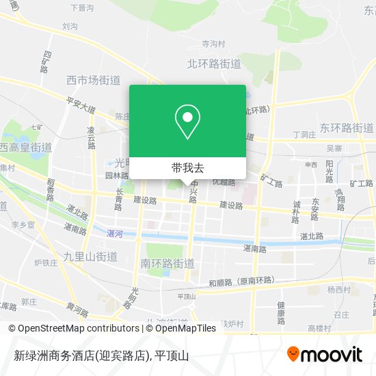 新绿洲商务酒店(迎宾路店)地图