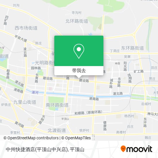 中州快捷酒店(平顶山中兴店)地图