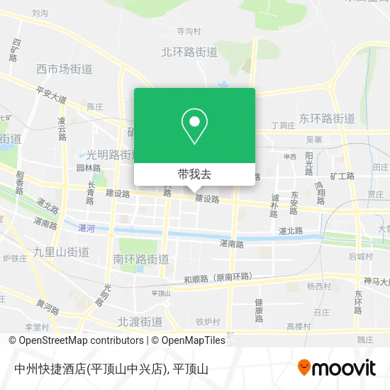 中州快捷酒店(平顶山中兴店)地图