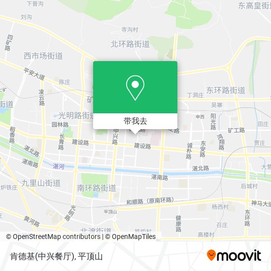 肯德基(中兴餐厅)地图