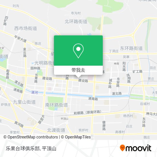 乐果台球俱乐部地图
