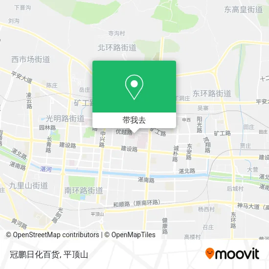 冠鹏日化百货地图
