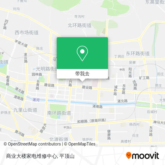 商业大楼家电维修中心地图