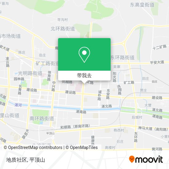 地质社区地图