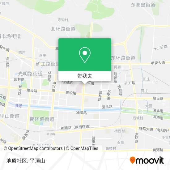 地质社区地图