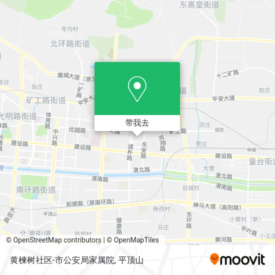 黄楝树社区-市公安局家属院地图