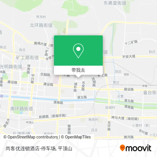 尚客优连锁酒店-停车场地图