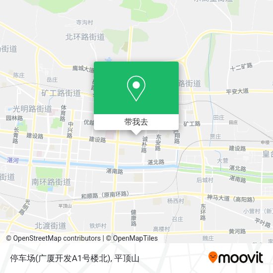 停车场(广厦开发A1号楼北)地图