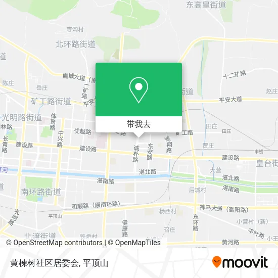 黄楝树社区居委会地图