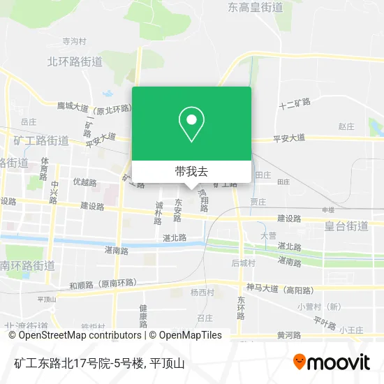 矿工东路北17号院-5号楼地图