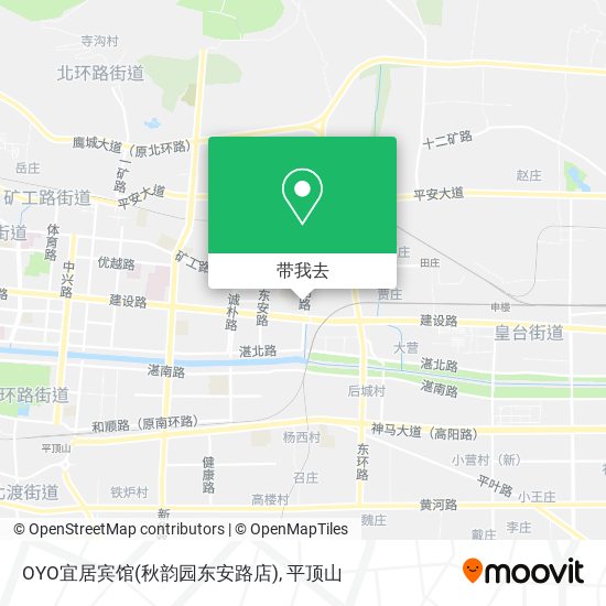 OYO宜居宾馆(秋韵园东安路店)地图