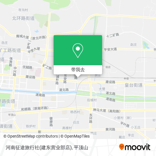 河南征途旅行社(建东营业部店)地图