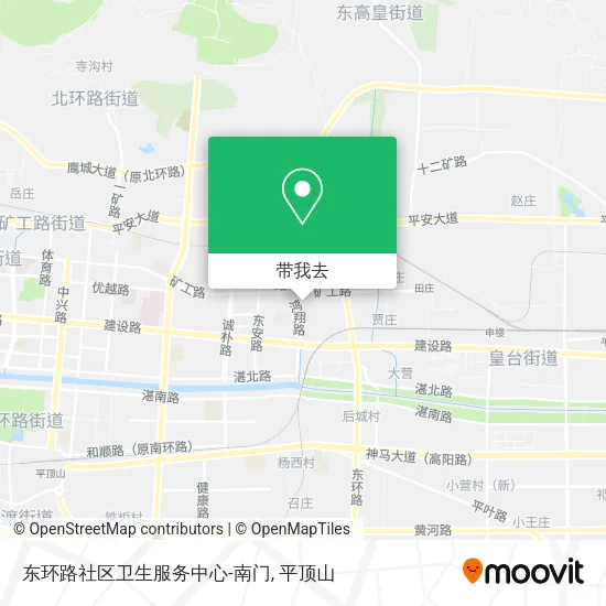 东环路社区卫生服务中心-南门地图