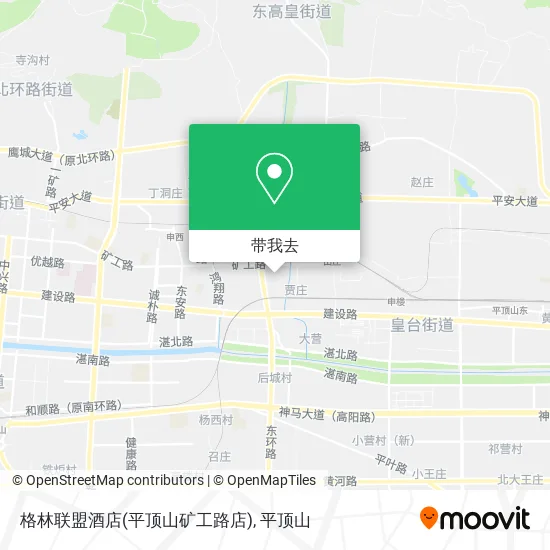 格林联盟酒店(平顶山矿工路店)地图