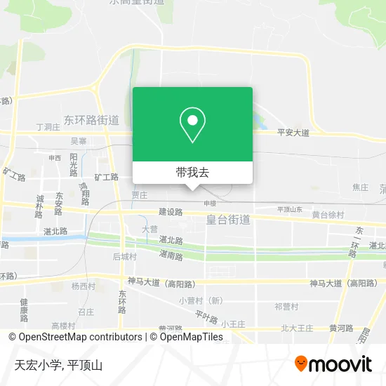 天宏小学地图