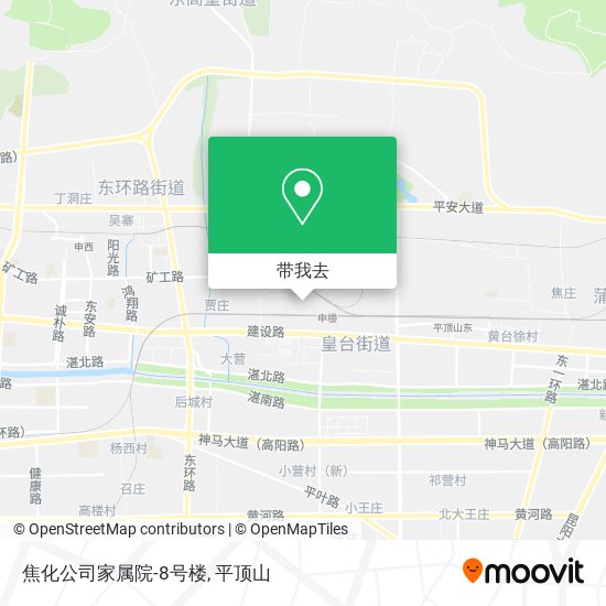 焦化公司家属院-8号楼地图