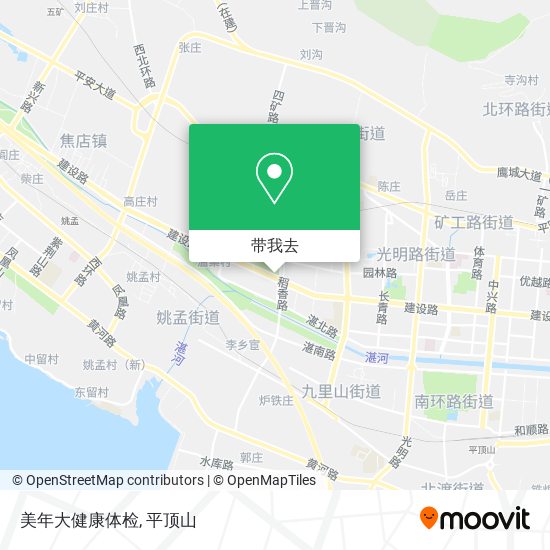 美年大健康体检地图