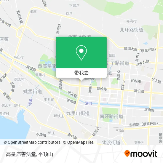 高皇庙善法堂地图