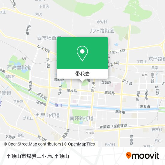平顶山市煤炭工业局地图
