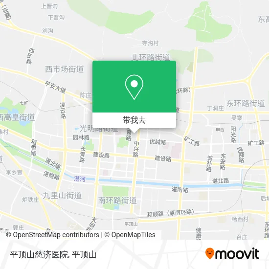 平顶山慈济医院地图