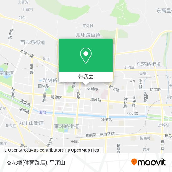 杏花楼(体育路店)地图