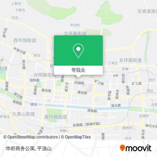 华府商务公寓地图