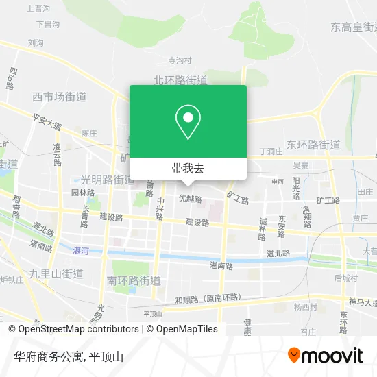 华府商务公寓地图