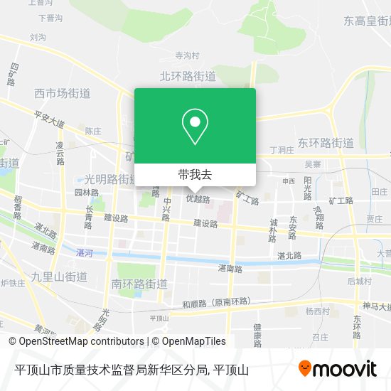 平顶山市质量技术监督局新华区分局地图