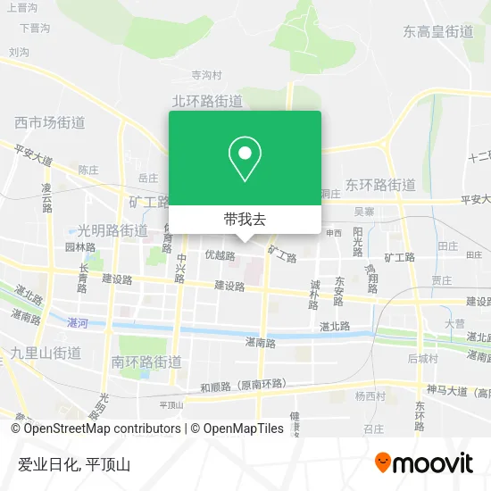 爱业日化地图