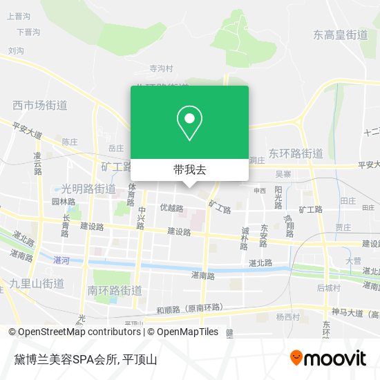 黛博兰美容SPA会所地图