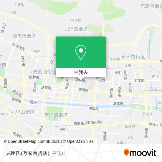 屈臣氏(万家百货店)地图