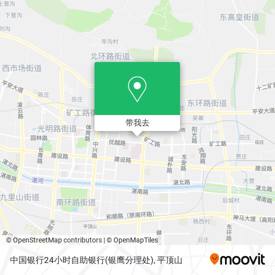 中国银行24小时自助银行(银鹰分理处)地图