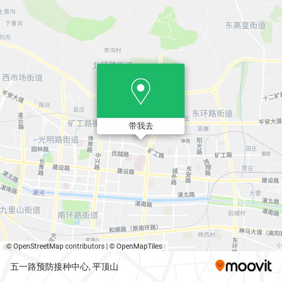 五一路预防接种中心地图