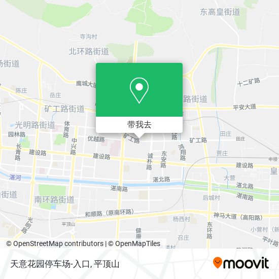 天意花园停车场-入口地图