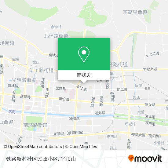 铁路新村社区民政小区地图