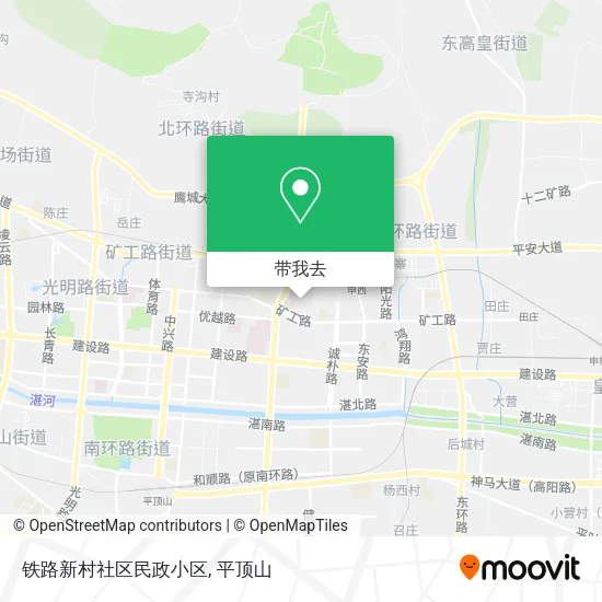 铁路新村社区民政小区地图