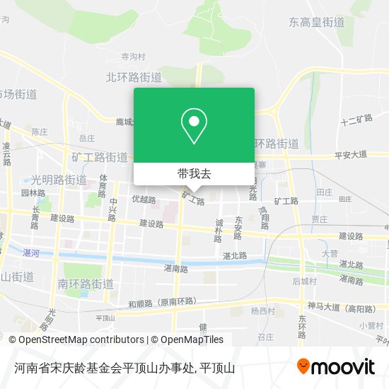 河南省宋庆龄基金会平顶山办事处地图