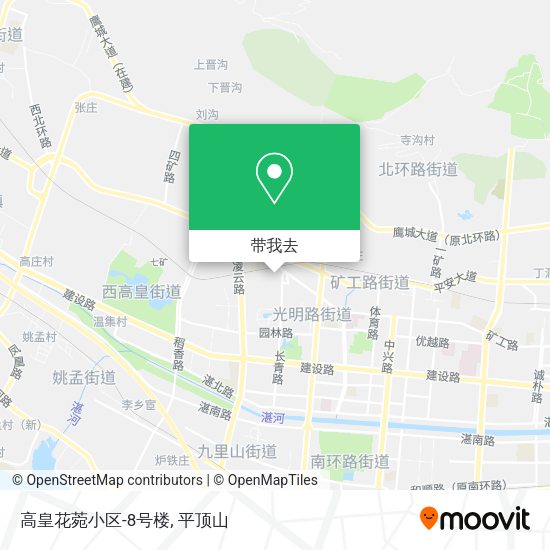 高皇花菀小区-8号楼地图