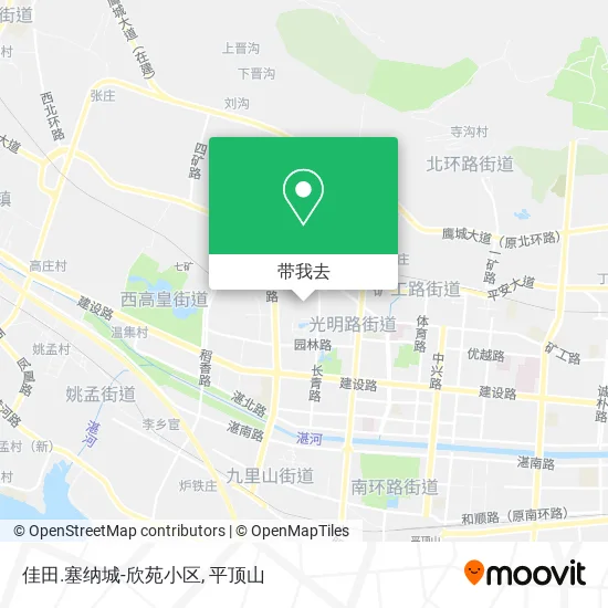 佳田.塞纳城-欣苑小区地图