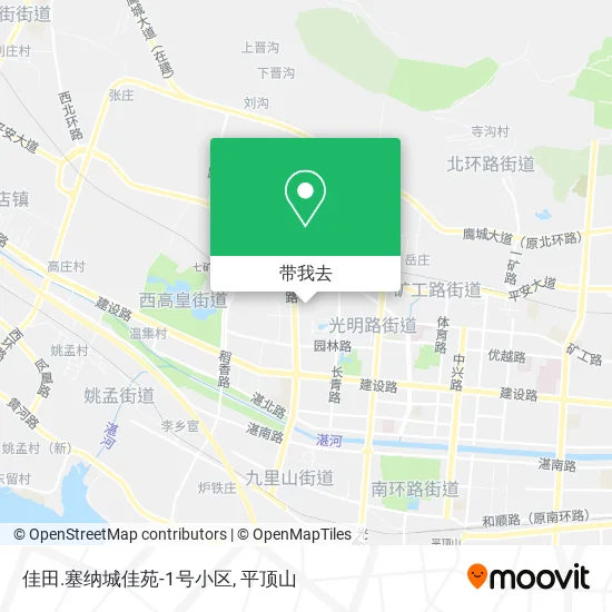 佳田.塞纳城佳苑-1号小区地图