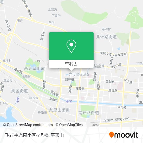 飞行生态园小区-7号楼地图