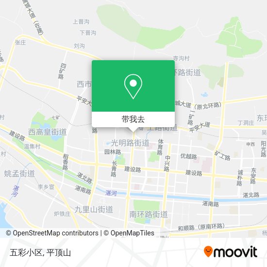 五彩小区地图