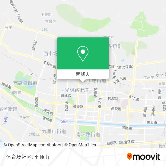 体育场社区地图