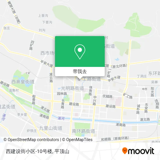 西建设街小区-10号楼地图