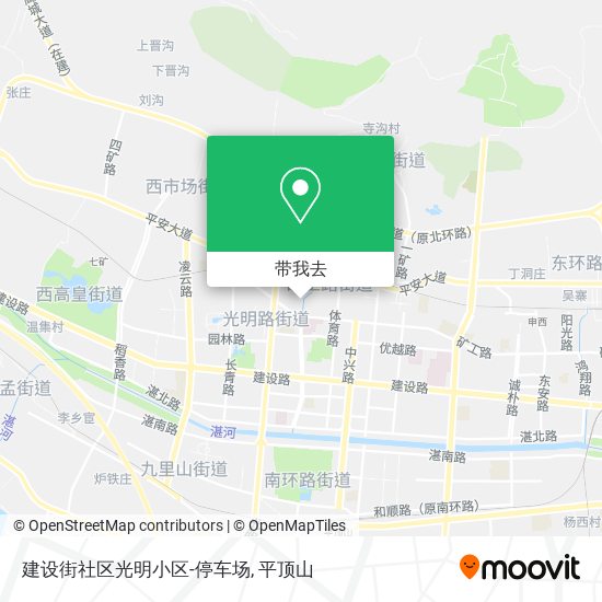 建设街社区光明小区-停车场地图