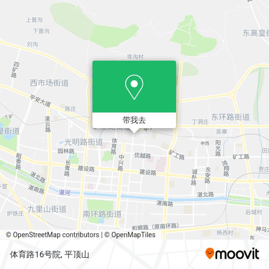 体育路16号院地图