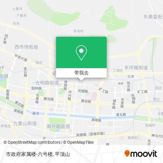 市政府家属楼-六号楼地图