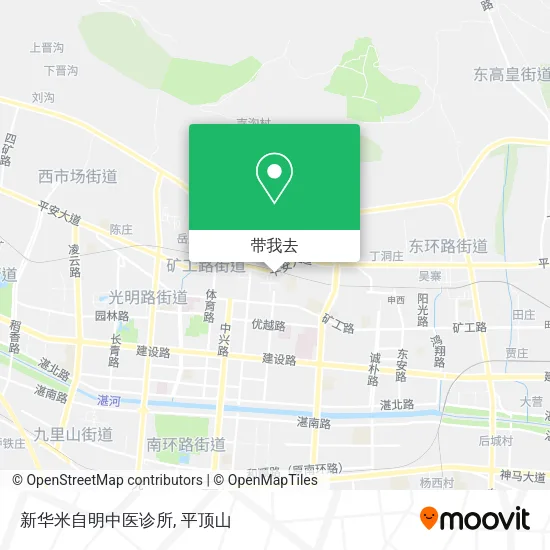 新华米自明中医诊所地图