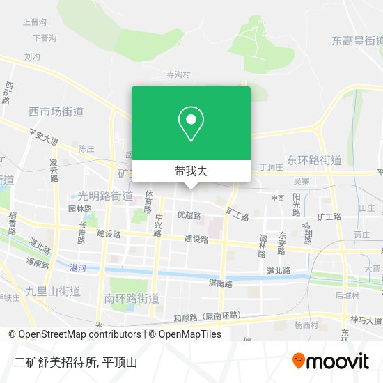 二矿舒美招待所地图
