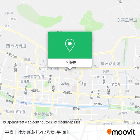 平煤土建培新花苑-12号楼地图